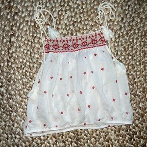 Free People Eternal Love Embroidered Top